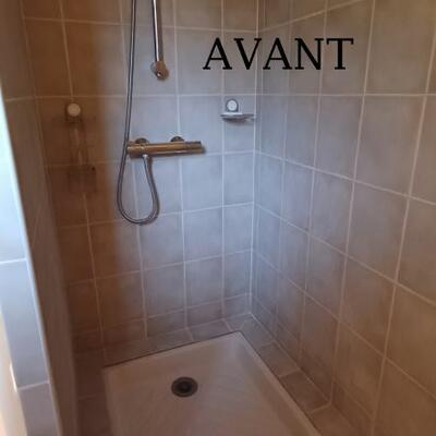 Douche non accessible