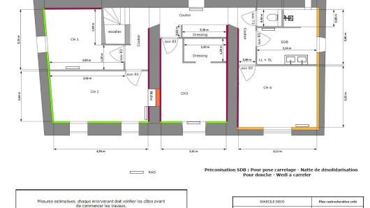 Restructuration et optimisation d'un vieil intérieur.