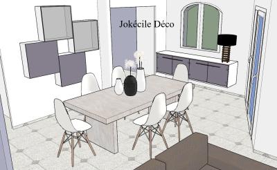 Avant projet Agencement sur meure salle à manger